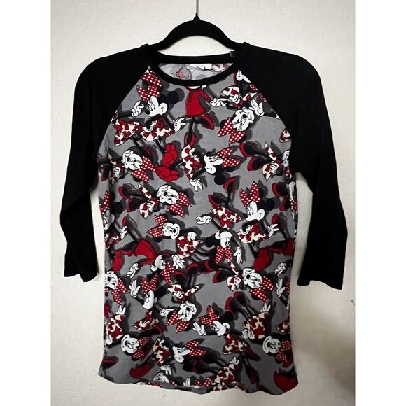Lularoe Disney‎ Minnie Mouse Raglan Randy Size XS - Picture 1 of 2